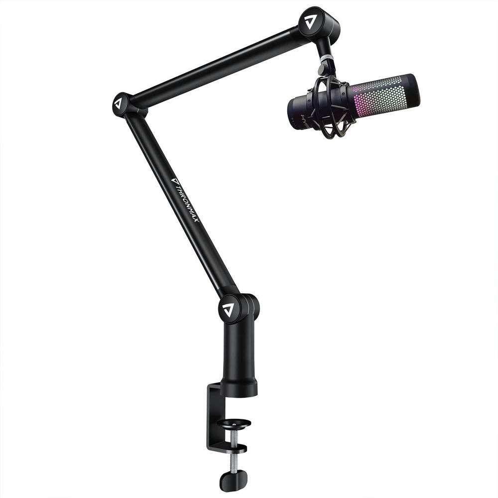 THRONMAX S3 Adjustable Boom Arm Mic Stand 360°‎ Rotating Desk Mount w/ Cable